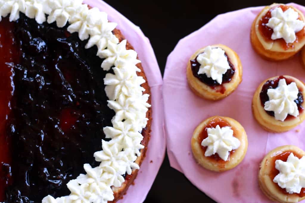 Mini Berry Cheesecakes