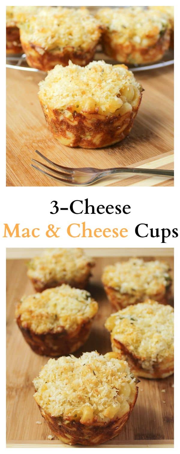 3Cheese Mac and Cheese Cups