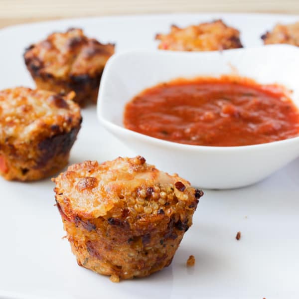 Quinoa Pizza Bites