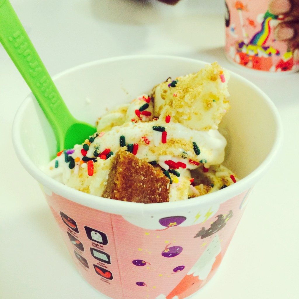 Tutti Frutti is cream in a tub.