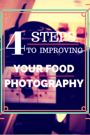 Title slate for 4 Steps to Improving Your Food Photography.