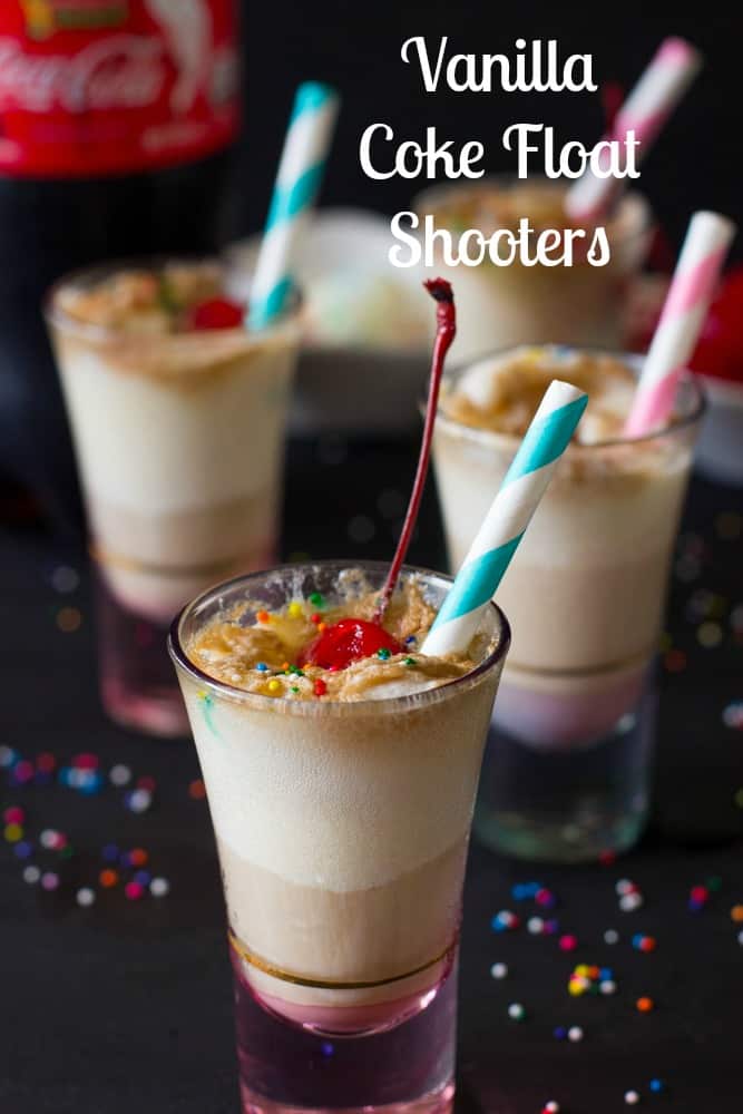 Vanilla Coke Float Shooters - Jessica In The Kitchen