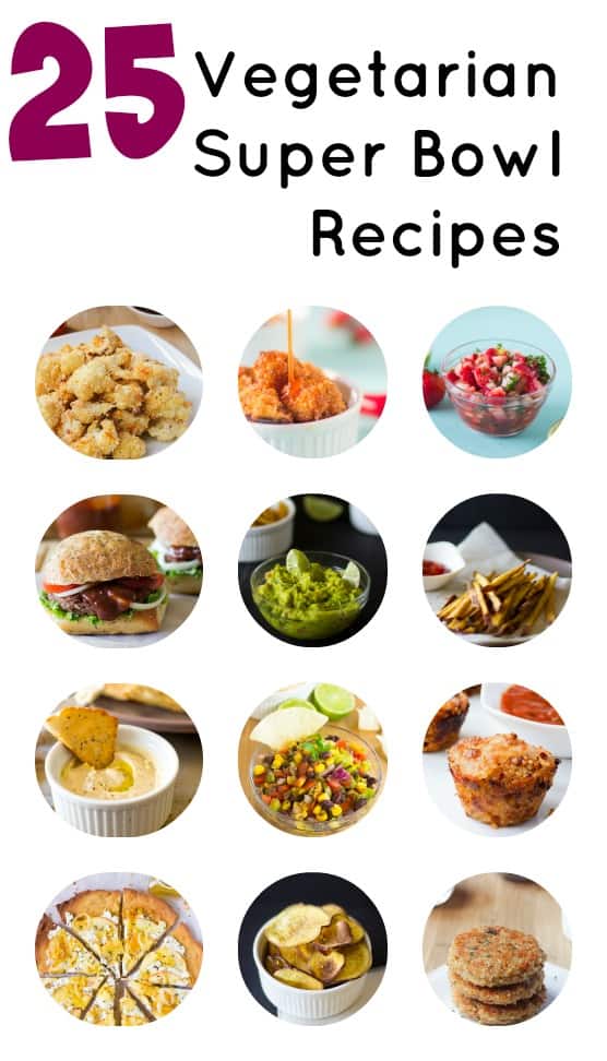 25 Vegetarian Super Bowl Recipes - Jessica in the Kitchen