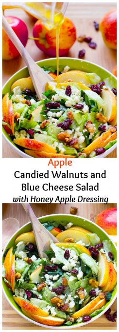 Apple Salad With Honey Apple Dressing | Jessica in the Kitchen