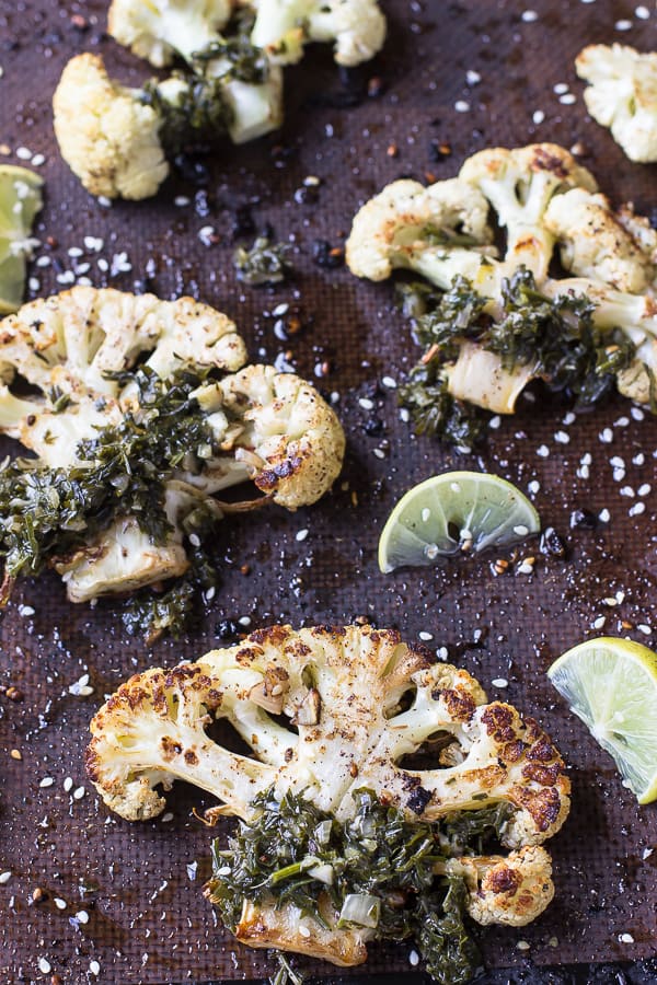 Za'atar Roasted Cauliflower Steaks Jessica In The Kitchen