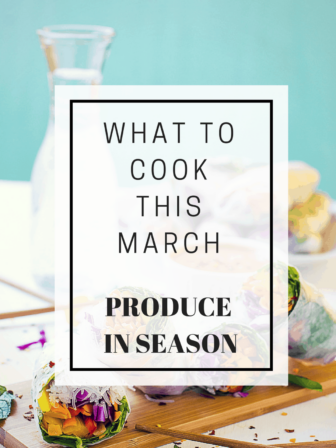 What to cook this march title graphic.
