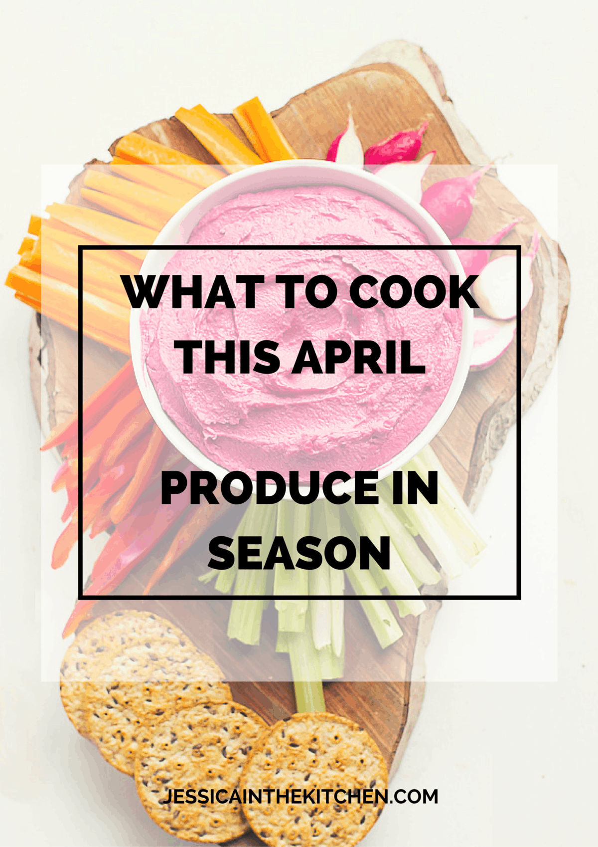 Title card for what produce is in season this april