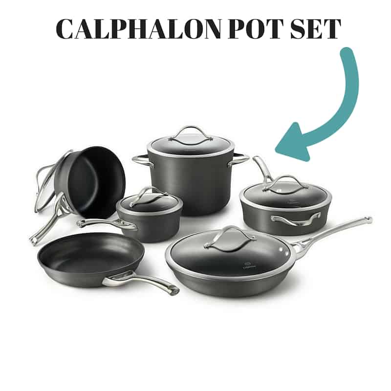 Black pot set on a white background. 