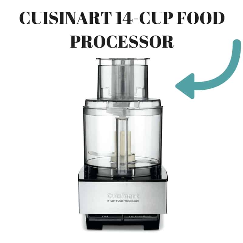 Food processor on a white background. 