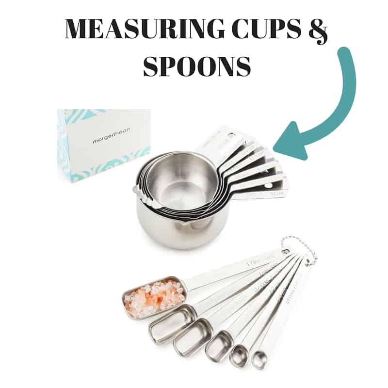 Measuring cups on a white background.