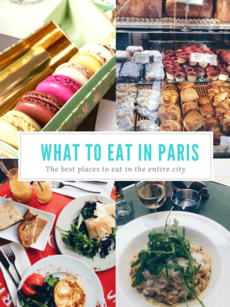 Various food photographs from around paris.
