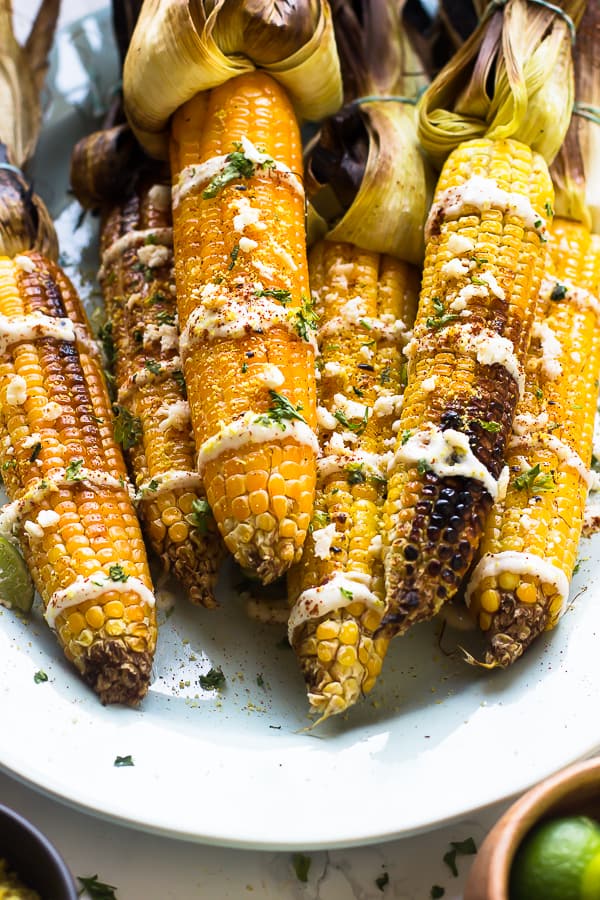 Elotes (Grilled Mexican Street Corn) - Jessica Gavin