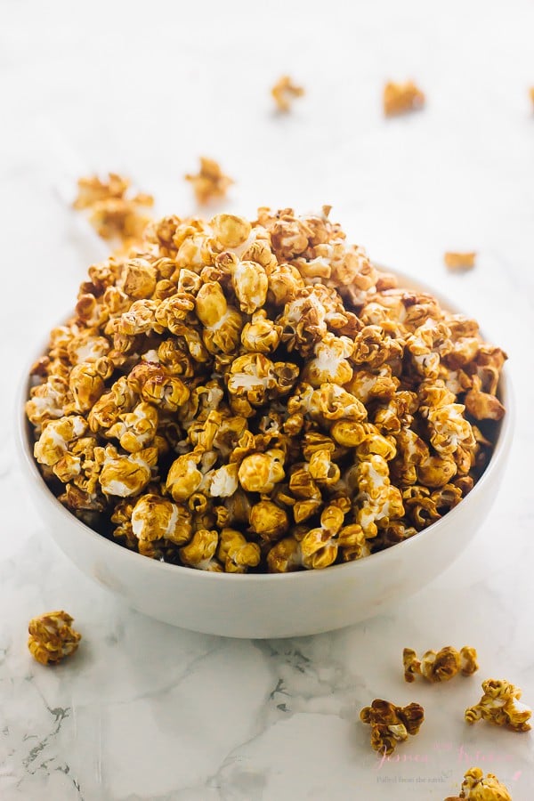 Vegan Caramel Popcorn  Jessica in the Kitchen