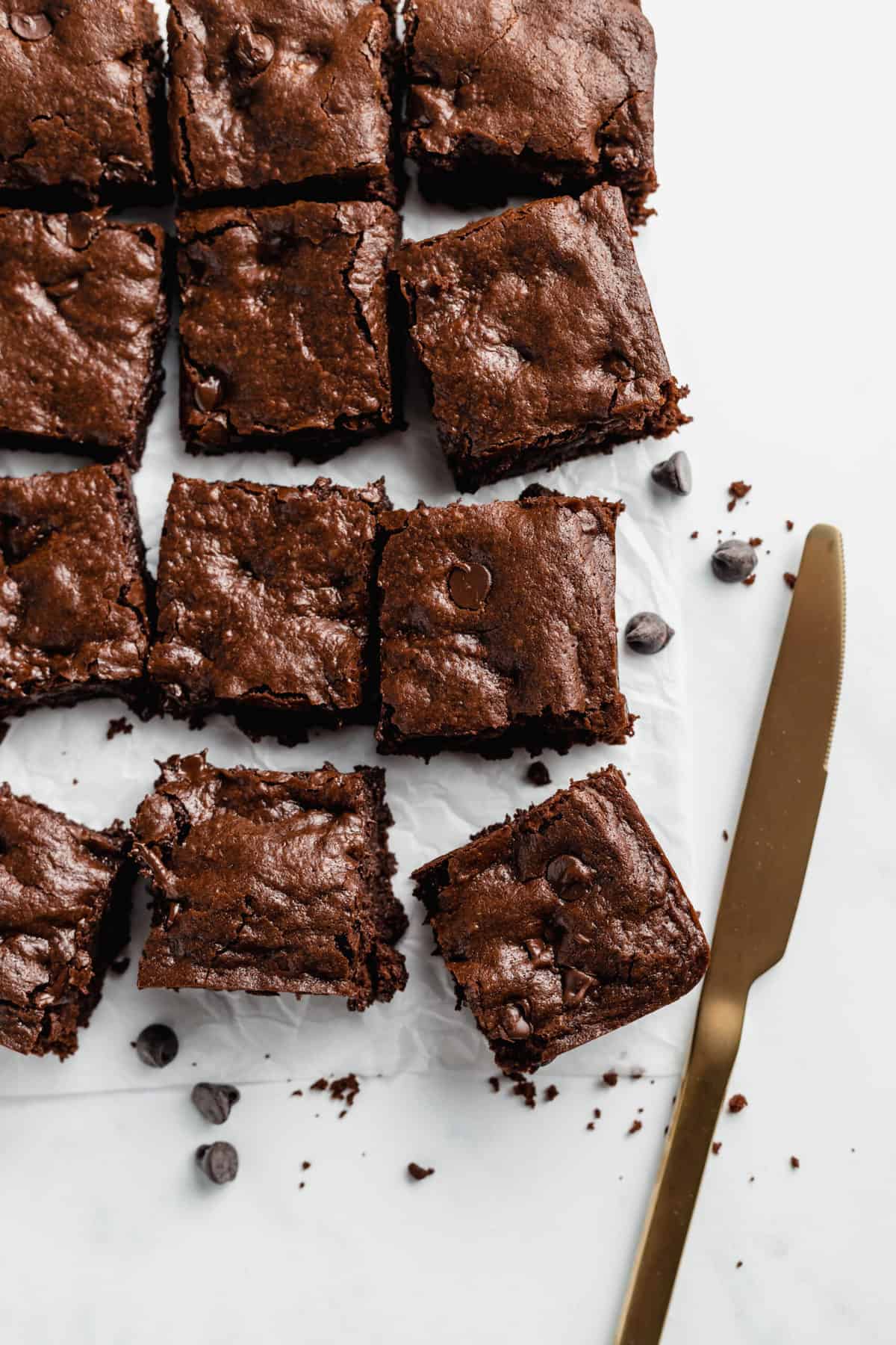 Vegan Brownies (Fudgy, Chewy, Chocolatey) + Video