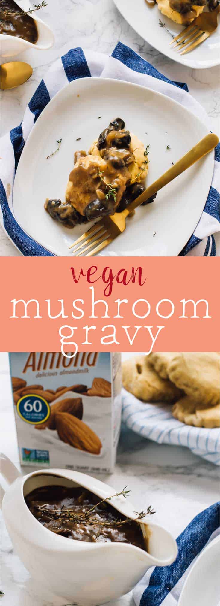 This Vegan Mushroom Gravy is packed with so much creamy flavour! It's the perfect consistency, gluten free and goes perfectly on all your favourite side dishes. via https://jessicainthekitchen.com