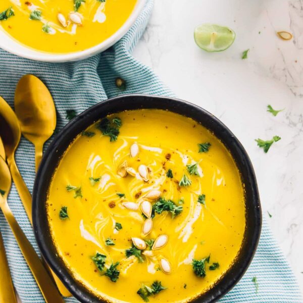 Vegan Butternut Squash Soup One Pot Creamy Jessica In The Kitchen