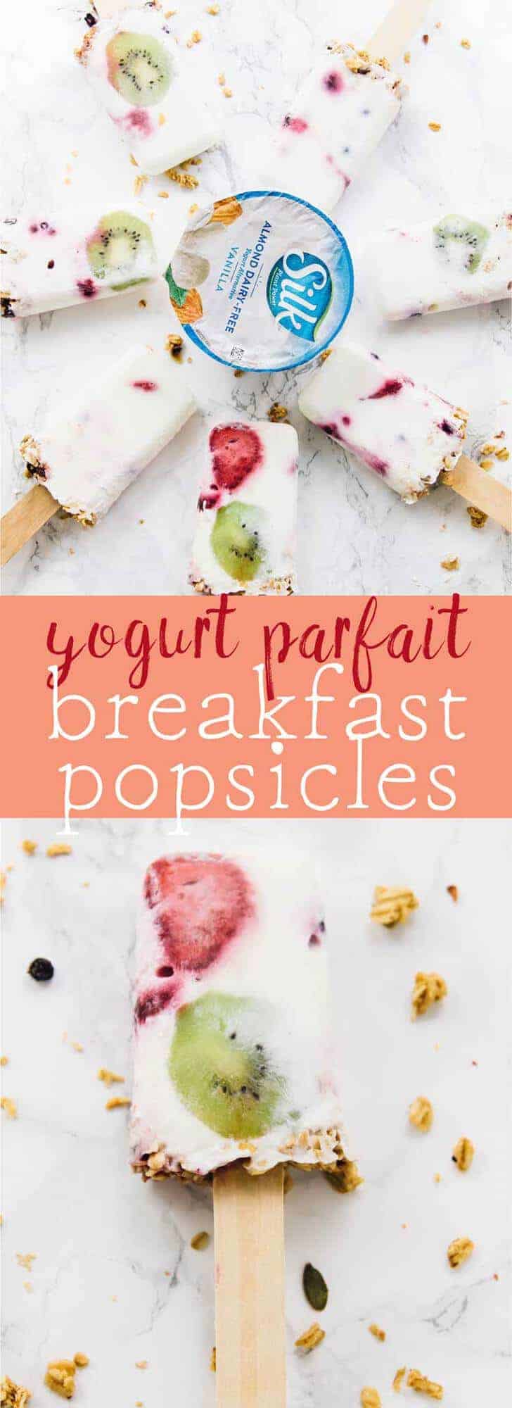 Want something to cool you down? These Vegan Yogurt Parfait Breakfast Popsicles are perfect for a breakfast on the go, or a quick and easy summer treat to cool you down! Great for kids! via https://jessicainthekitchen.com 