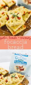 Gluten Free Focaccia Bread With Garlic, Rosemary And Tomatoes - Jessica ...