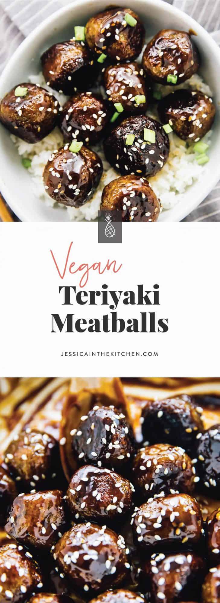 Vegan Meatballs (Sweet & Sticky) - Jessica in the Kitchen