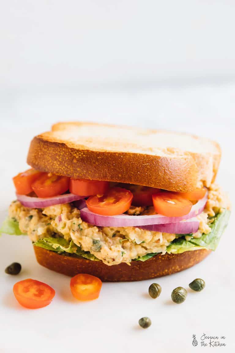 Vegan Tuna Sandwich Jessica in the Kitchen