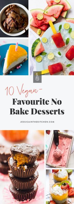 Easy No Bake Vegan Desserts | Jessica in the Kitchen
