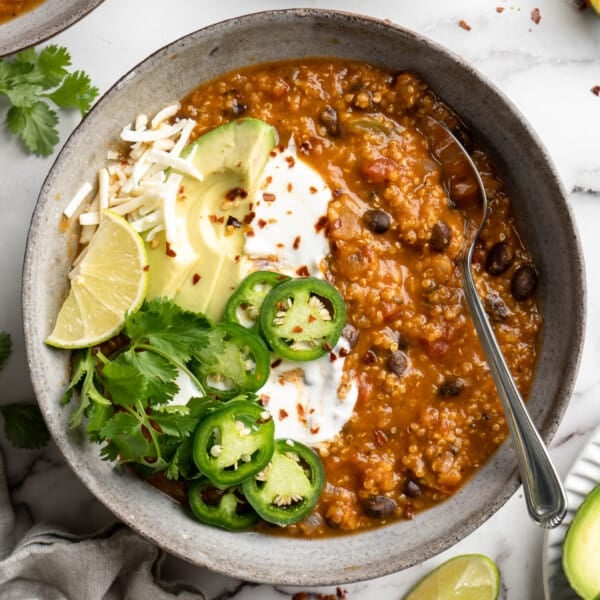 Vegan Pumpkin Chili - 10 Minutes Prep | Jessica in the Kitchen