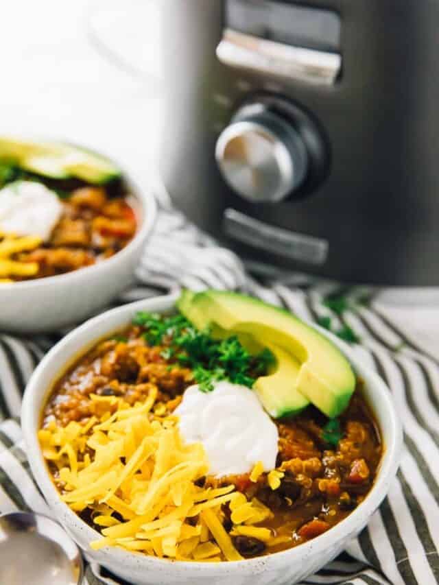 Vegan Chili (Slow Cooker) Jessica in the Kitchen