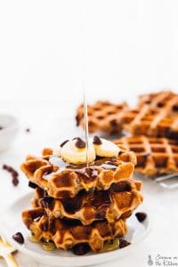 Vegan Waffles (Fluffy and Crispy) - Jessica in the Kitchen