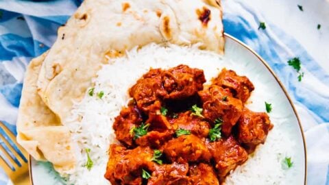 Slow Cooker Tofu Butter Chicken (Vegan) - Jessica in the Kitchen