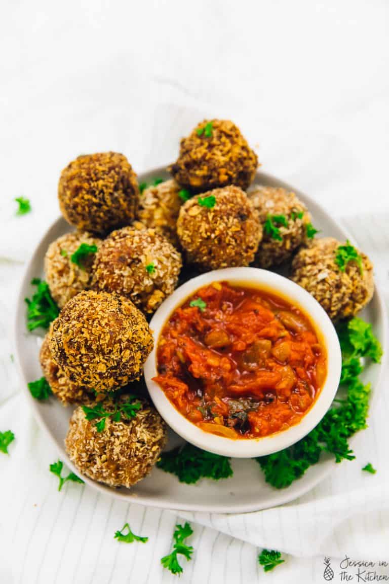 Vegan Arancini Fried Rice Balls (Air Fryer Option!) Jessica in the