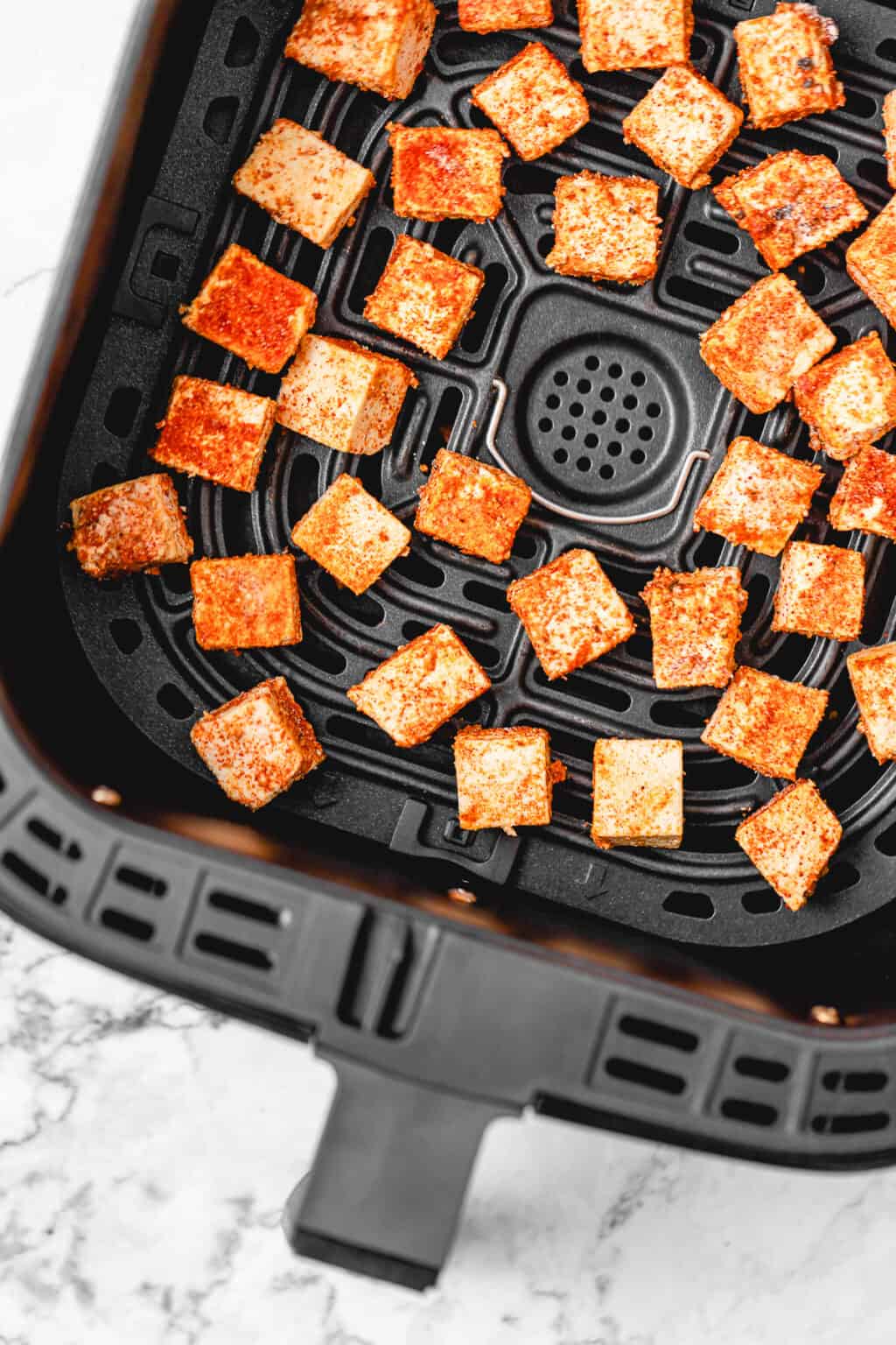 Crispy Air Fryer Tofu | How to Make Crispy Tofu in 10 Minutes