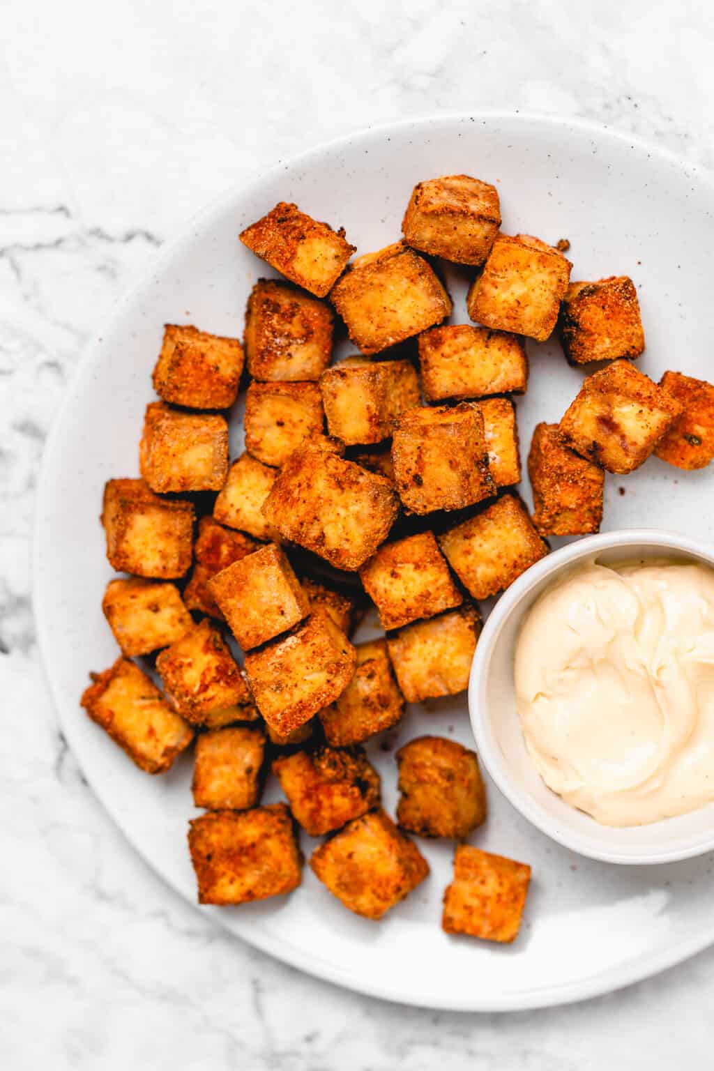 Crispy Air Fryer Tofu | How to Make Crispy Tofu in 10 Minutes