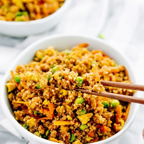 Easy Vegan Fried Rice With Quinoa Jessica in the Kitchen