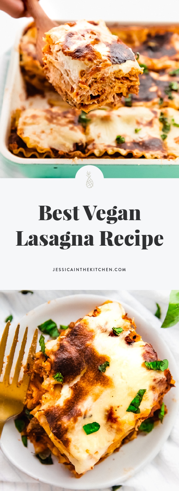 Best Vegan Lasagna Recipe Jessica In The Kitchen
