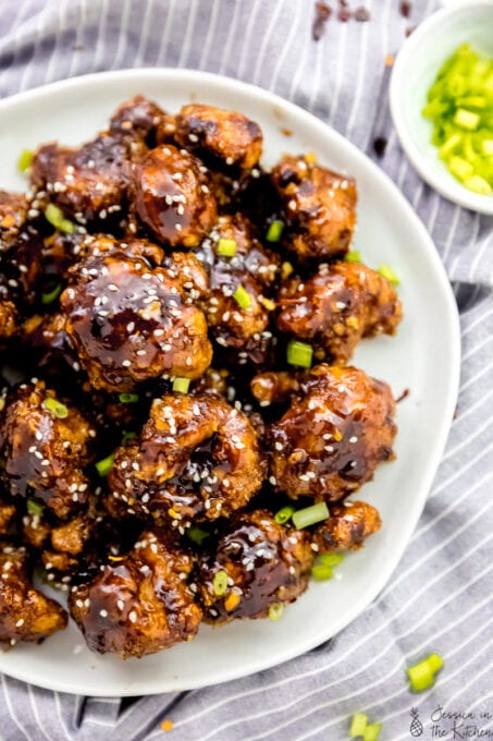 General Tso Cauliflower Wings (Vegan) - Jessica in the Kitchen