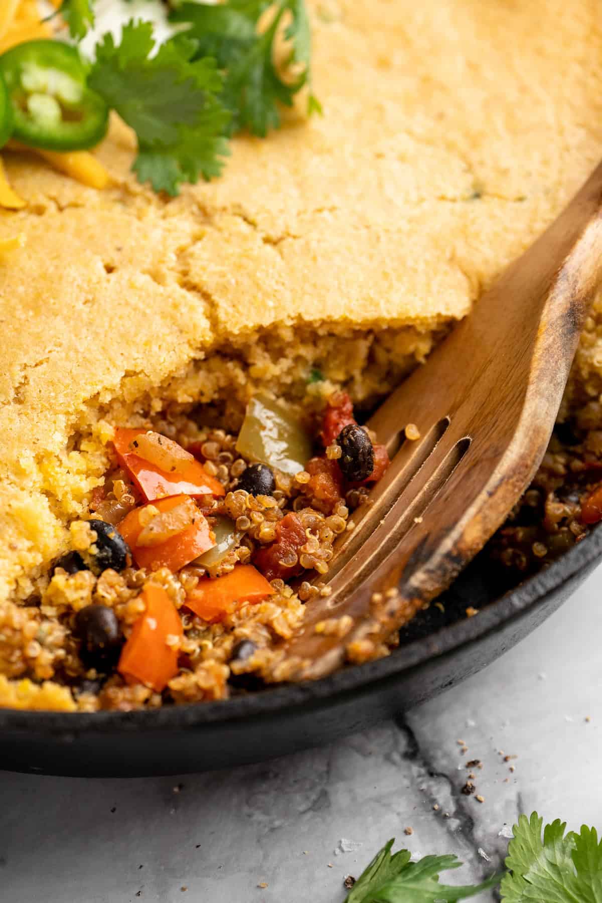 Chili Cornbread Casserole