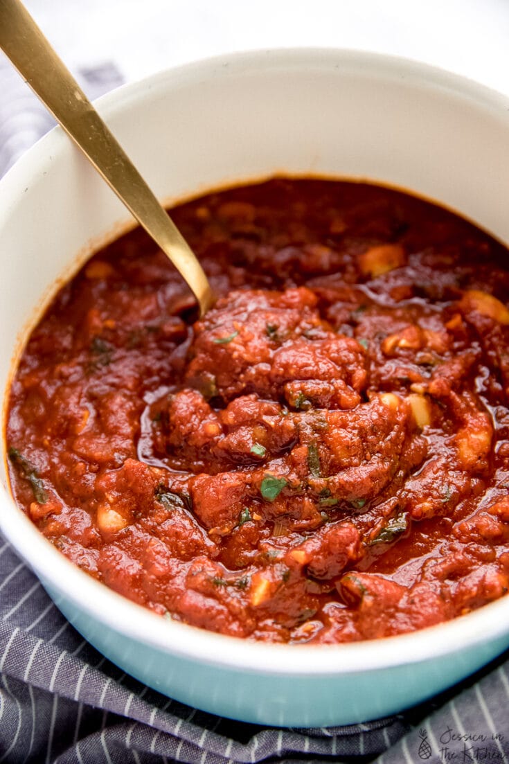 Creamy Smoky White Beans in Garlicky Tomato Sauce (One Pot) - Jessica ...