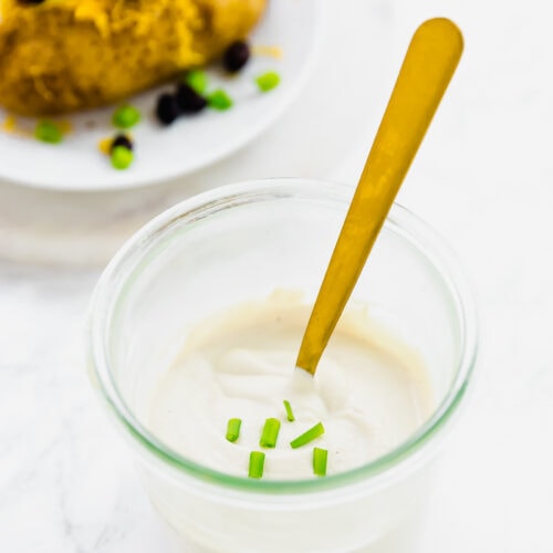 Vegan Sour Cream - Crowded Kitchen