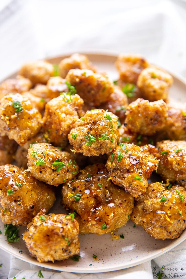 Lemon Pepper Cauliflower Wings (Vegan) Jessica in the Kitchen