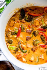 Easy Vegan Thai Red Curry With Tofu | Jessica In The Kitchen