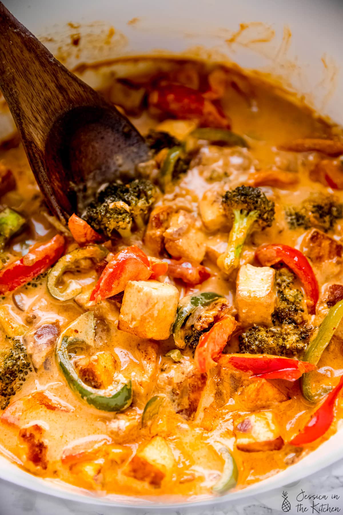 Vegan Thai Red Curry With Tofu Jessica In The Kitchen