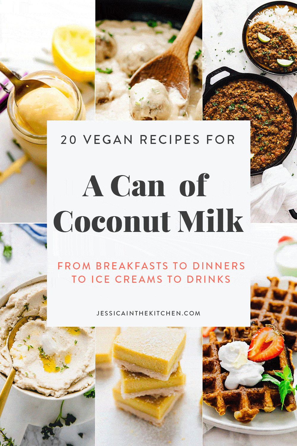 20 Vegan Recipes that Use a Can of Coconut Milk - Jessica in the Kitchen