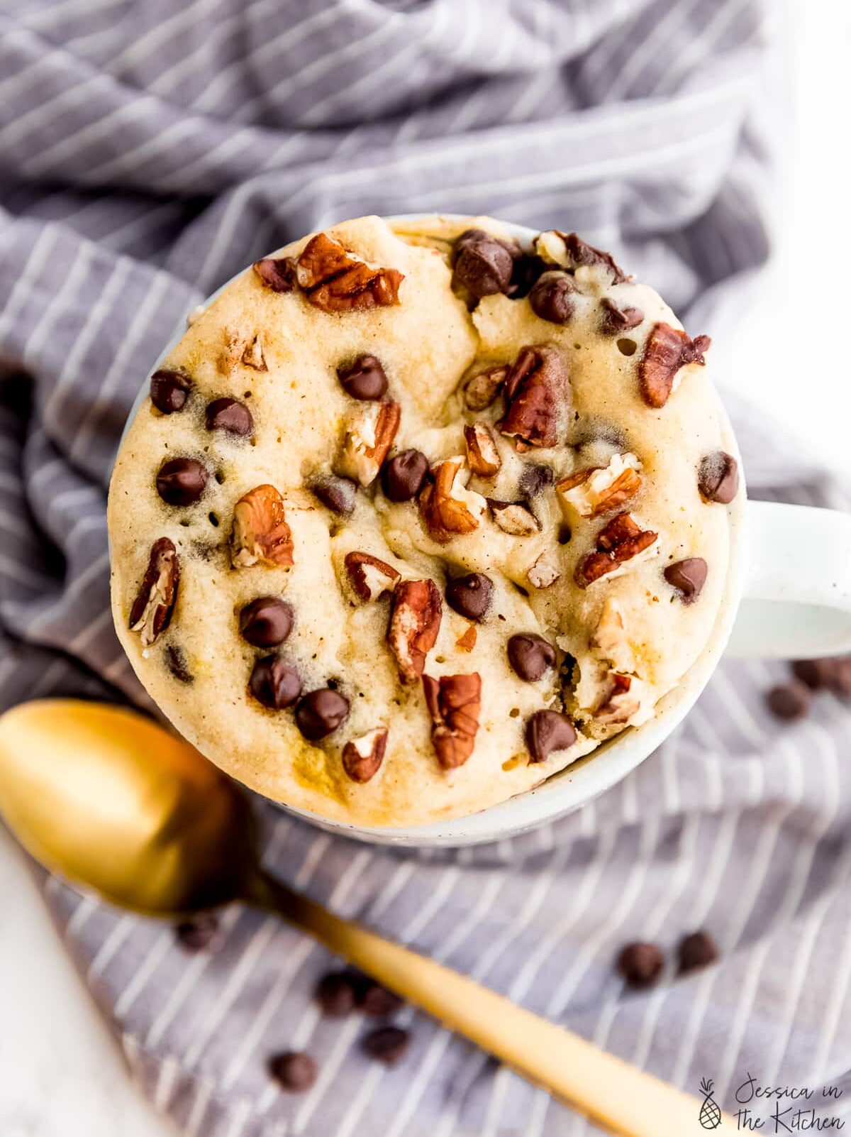 Banana Bread Mug Cake (Vegan) Jessica in the Kitchen