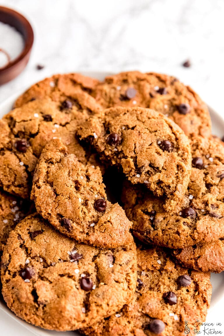 Vegan Chocolate Chip Cookies (5 Ingredients) Jessica in the Kitchen