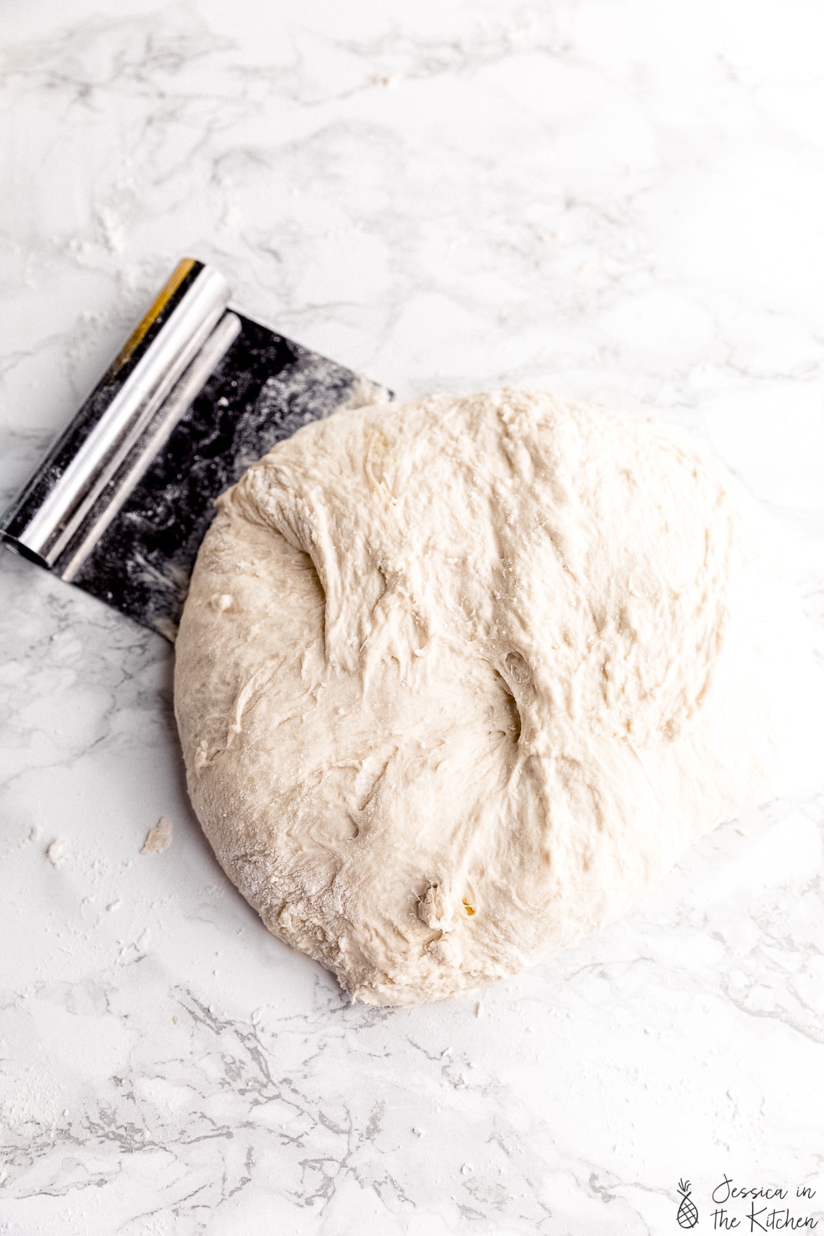 No Knead Bread (Dutch Oven Bread) - Jessica in the Kitchen