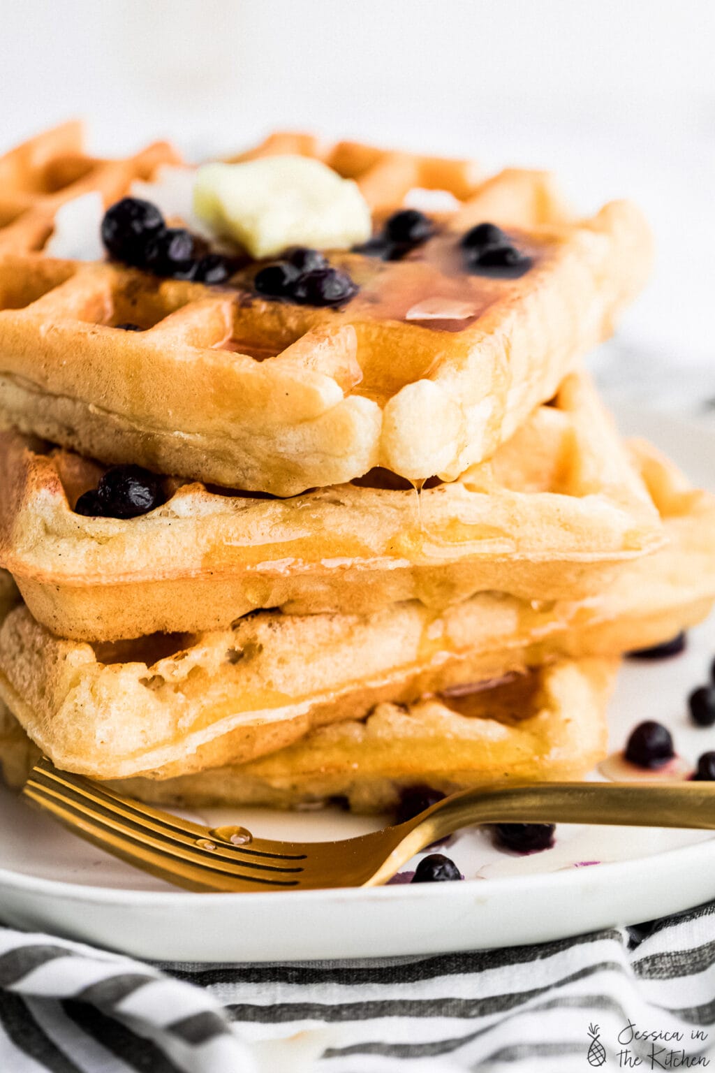 Fluffy Vegan Waffles | Jessica in the Kitchen