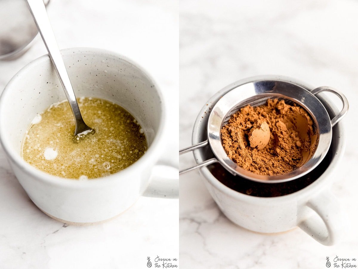 Chocolate Mug Cake (Vegan) - Jessica in the Kitchen