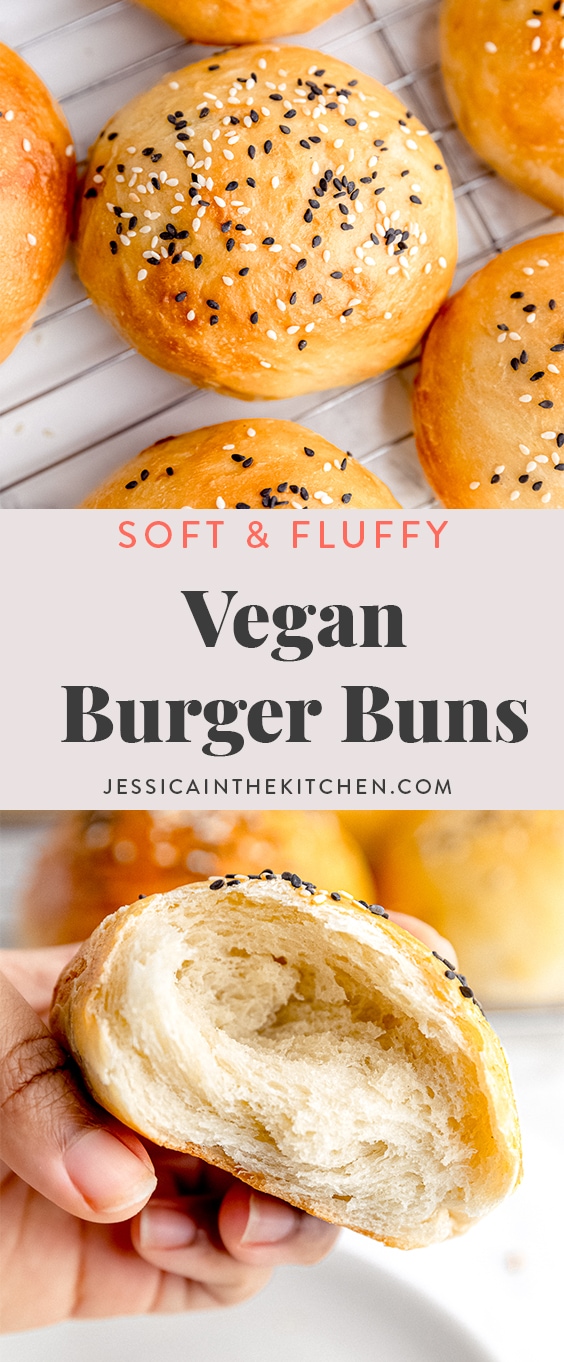 Vegan Burger Buns Soft And Fluffy Jessica In The Kitchen 7212