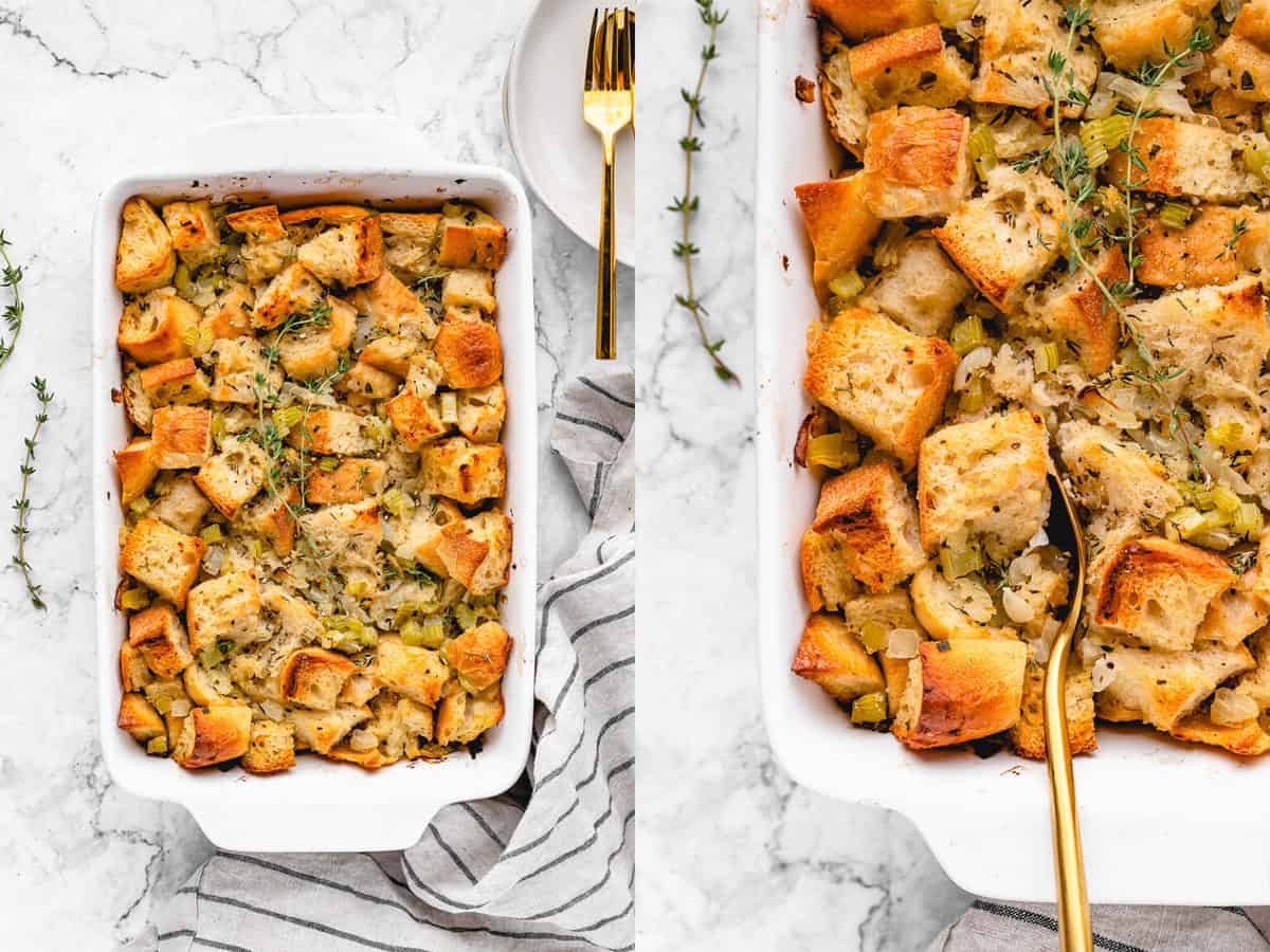 Vegan Stuffing Recipe - Jessica in the Kitchen