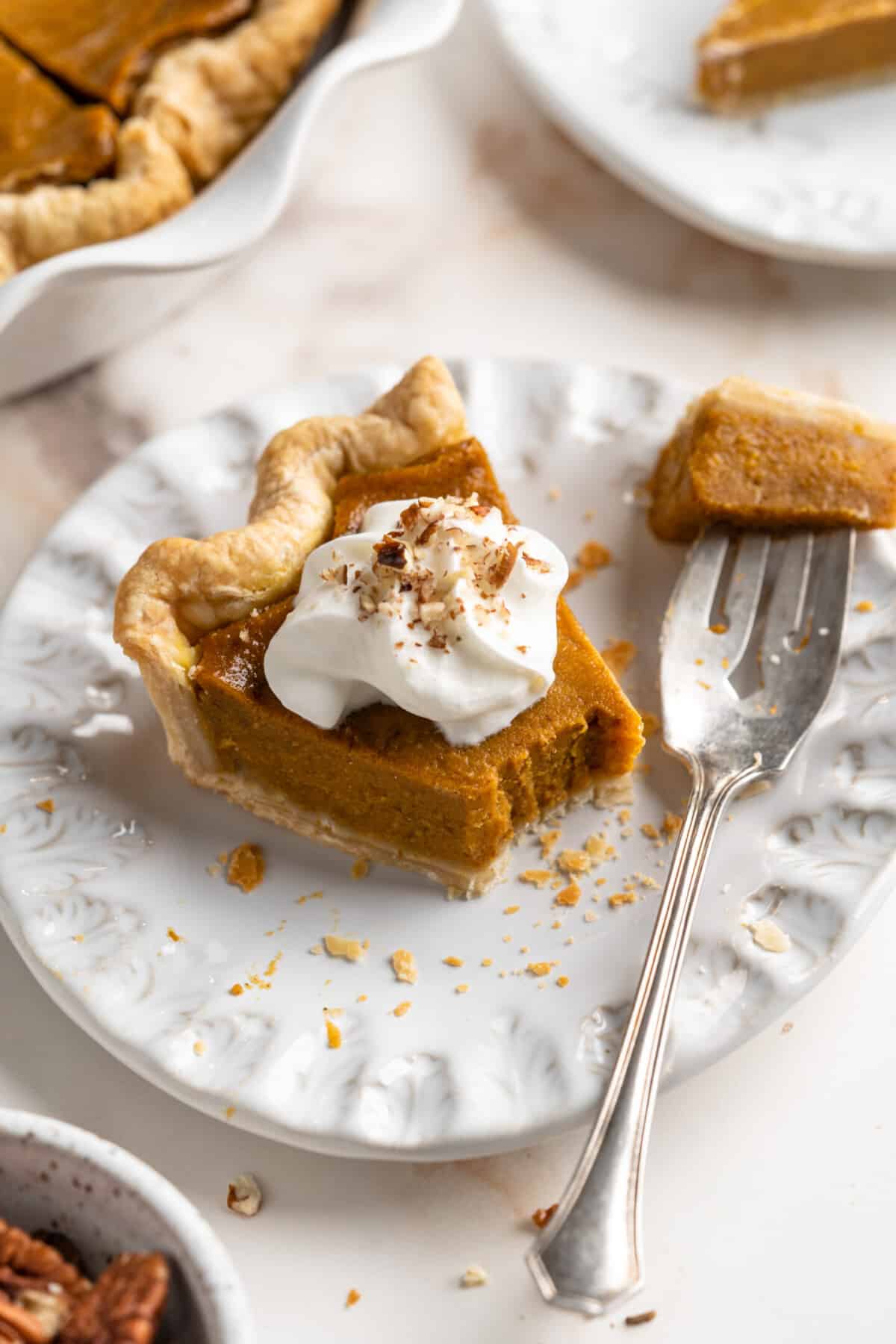 Vegan Pumpkin Pie Recipe | Jessica in the Kitchen